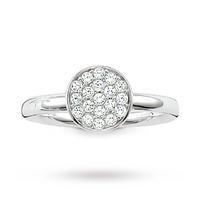 Thomas Sabo Glam & Soul Sparkling Circles Ring - Size O