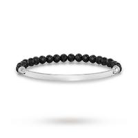 Thomas Sabo Glam and Soul Bracelet 925 Sterling Silver Gold Plated Rose Gold Zirconia White A1384-416-14-L19, 5v
