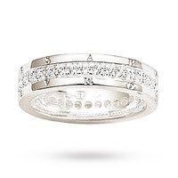 Thomas Sabo Charm Club Eternity Ring - Size P 1/2