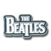 The Beatles - Drop T Logo Large Pin Badge [white]