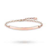 Thomas Sabo Jewellery Ladies\' Sterling Silver Love Bridge Bracelet Classic
