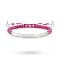 Thomas Sabo Jewellery Ladies\' Sterling Silver Love Bridge Bracelet 15-21 Cms