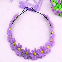 The New Attractions Garland Of Roses Simulation Colorful Hair Accessories Bridal Headdress Travel Pictures