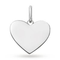 Thomas Sabo Love Coins Silver Engravable Heart Pendant Lbpe0002-001-12