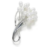 That Bunch of Flowers white pearl brooch