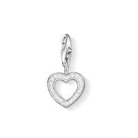 Thomas Sabo silver and cubic zirconia Heart charm