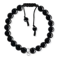 Thomas Sabo obsidian charm bracelet