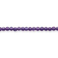 Thomas Sabo Necklace Silver & Amethyst Bead 53cm Chain D