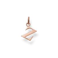 Thomas Sabo Pendant Sterling Silver Special Addition Letter Z 18k Rose Gold Plated D