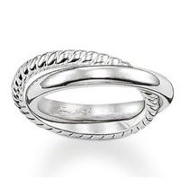 thomas sabo ring glam soul filigree plait silver d