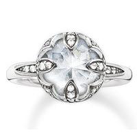 thomas sabo ring glam soul purity of lotos white zirconia silver d