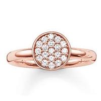 Thomas Sabo Ring Glam & Soul Sparkling Circles Rose Gold D