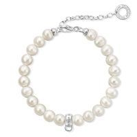 thomas sabo bracelet charm pearl 185cm