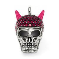 Thomas Sabo Pendant Red CZ Skull D