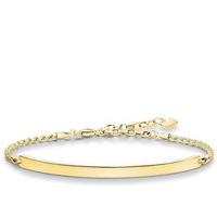 Thomas Sabo Bracelet Love Bridge Yellow Gold 18cm