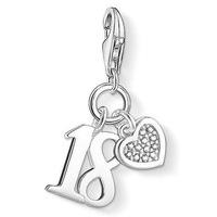 Thomas Sabo Charm Club Lucky Number 18 Silver
