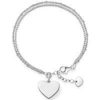 Thomas Sabo Bracelet Love Bridge Heart Silver 19.5cm