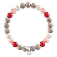 thomas sabo bracelet charm pearl bamboo jasper 165cm