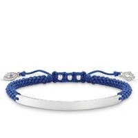 Thomas Sabo Bracelet Love Bridge Blue Nazars Eye 21cm D