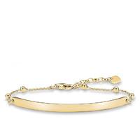 Thomas Sabo Bracelet Love Bridge Dots Yellow Gold 19.5cm