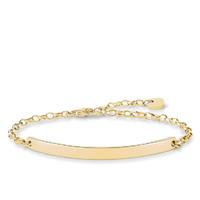 Thomas Sabo Bracelet Love Bridge Yellow Gold 19cm