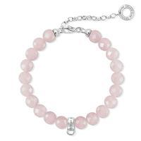 Thomas Sabo Bracelet Charm Rose Quartz 18.5cm