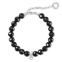 Thomas Sabo Bracelet Charm Black 18.5cm