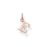 thomas sabo pendant sterling silver special addition letter x 18k rose ...