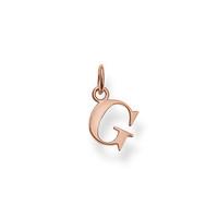 Thomas Sabo Pendant Sterling Silver Special Addition Letter Z 18k Rose Gold Plated D