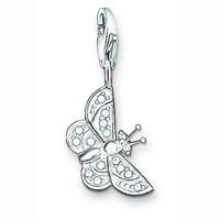 Thomas Sabo Charm Butterfly Silver And Zirconia