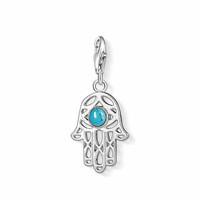 Thomas Sabo Charm Hand Of Fatima Turquoise