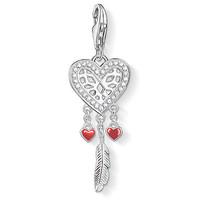 Thomas Sabo Silver Zirconia Heart Dreamcatcher Charm