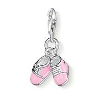 Thomas Sabo Charm Pink Bootee Silver