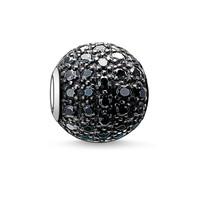 Thomas Sabo Karma Bead Charm Pave Black