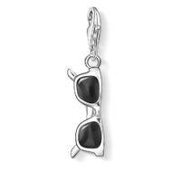 Thomas Sabo Charm Club Silver Black Enamel Sunglasses Charm