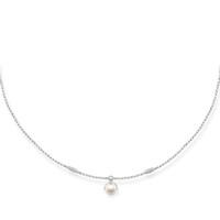 thomas sabo necklace glam soul pearl silver 45cm