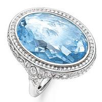 thomas sabo ring glam soul blue eternity of love