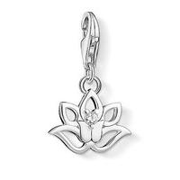 thomas sabo charm club lotus silver