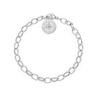 Thomas Sabo Bracelets Charm Club Diamond Silver Sm