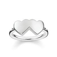 Thomas Sabo Ring Glam & Soul Merging Heart Silver