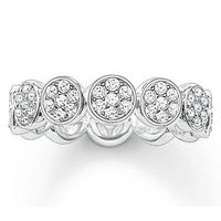 thomas sabo ring glam soul sparkling circles silver d