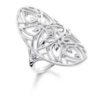 Thomas Sabo Glam and Soul Sterling Diamond Ornament Ring