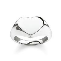 thomas sabo ring glam soul heart signet silver