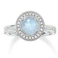 thomas sabo ring glam soul eternity milky aqua silver d