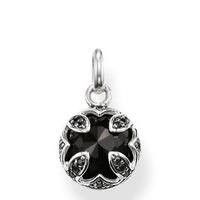 Thomas Sabo Pendant Glam & Soul Purity of Lotos Onyx Silver