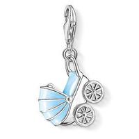 Thomas Sabo Charm Blue Pram Silver