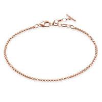 Thomas Sabo Glam And Soul Sterling Silver Rose Gold Classic Bracelet