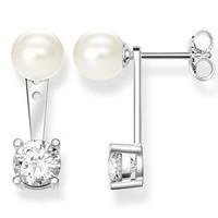 Thomas Sabo Glam And Soul Sterling Silver Pearl Zirconia Studs