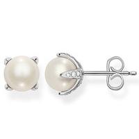 Thomas Sabo Earrings Glam & Soul Pearl Studs Silver