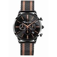 thomas sabo rebel spirit black rose gold mens watch